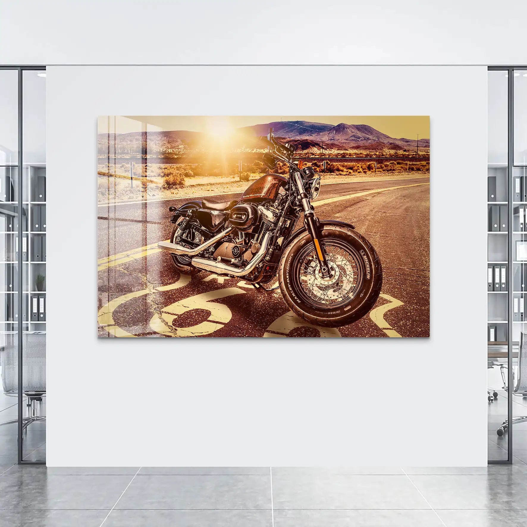 Harley Road Heritage auf Acrylglas INGALERIE