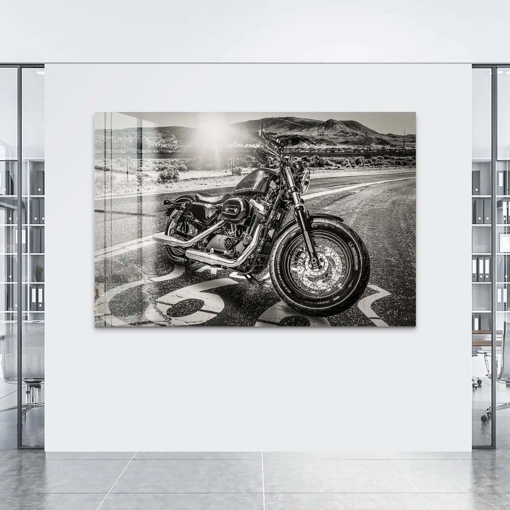 Route Heritage Edition – Harley Acrylglasbild INGALERIE
