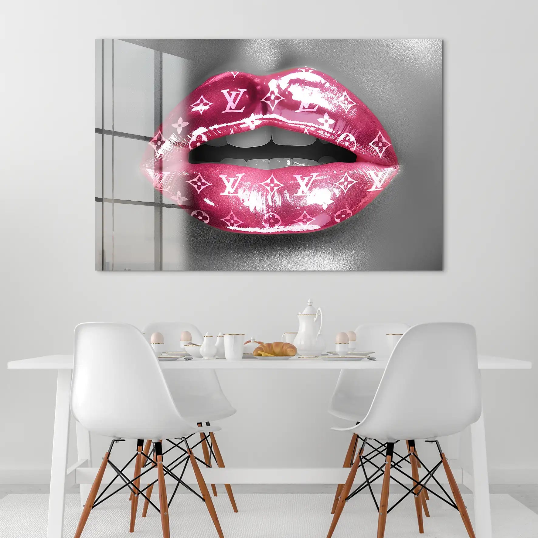 Pink Louis Lips Acrylglas Bild INGALERIE
