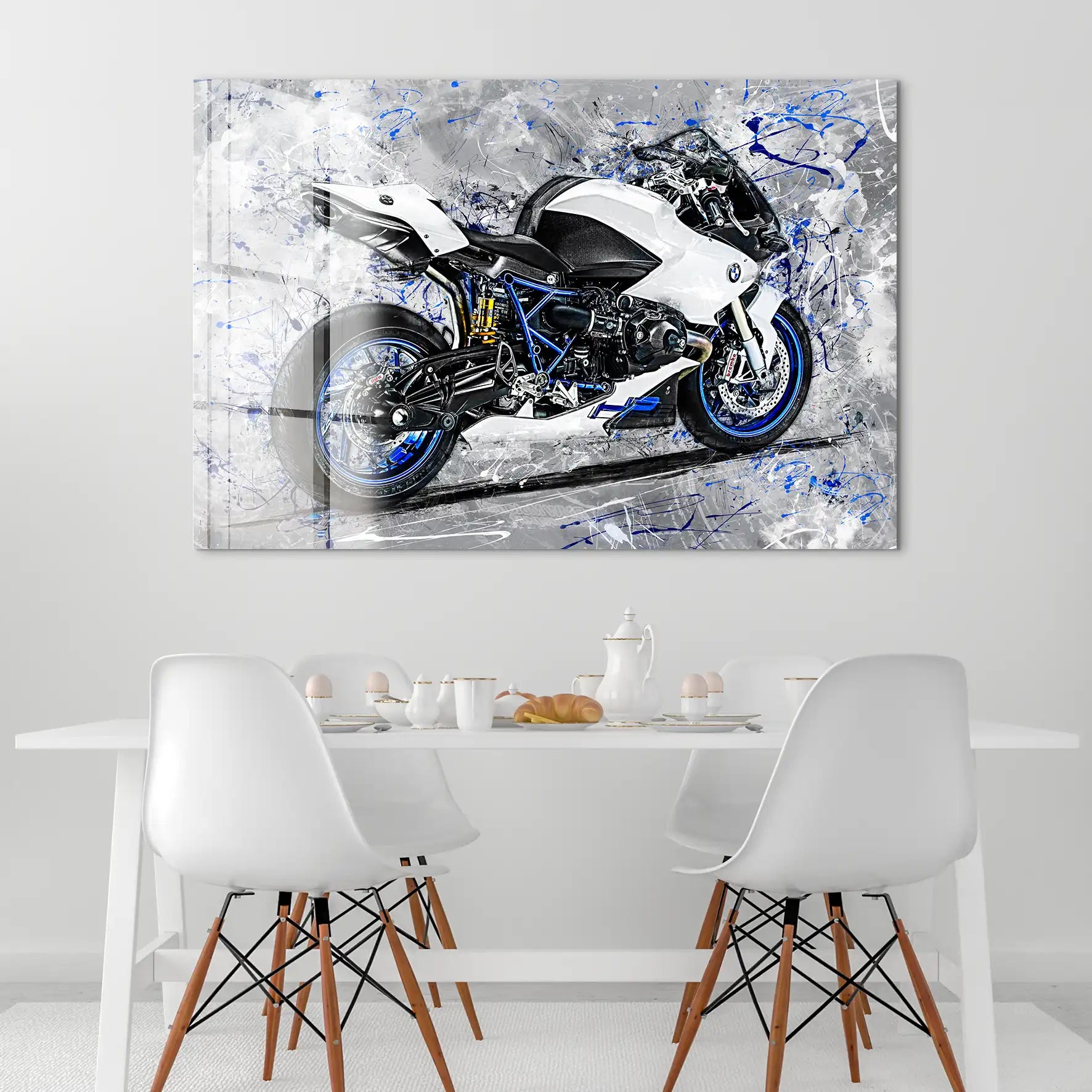 BMW HP2 Abstrakt Art Acrylglas Bild INGALERIE
