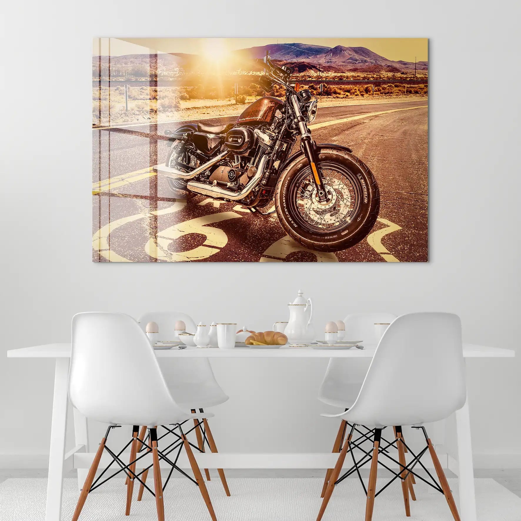 Harley Road Heritage auf Acrylglas INGALERIE
