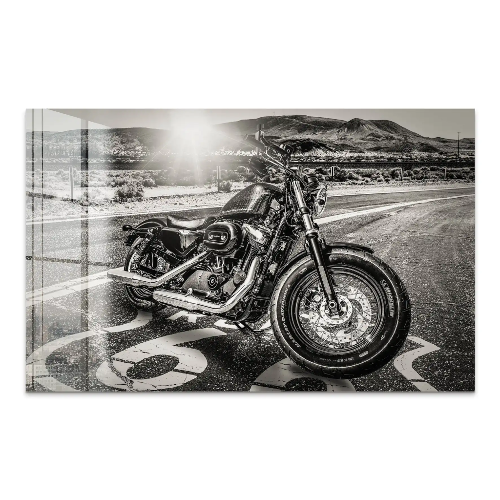 Route Heritage Edition – Harley Acrylglasbild INGALERIE