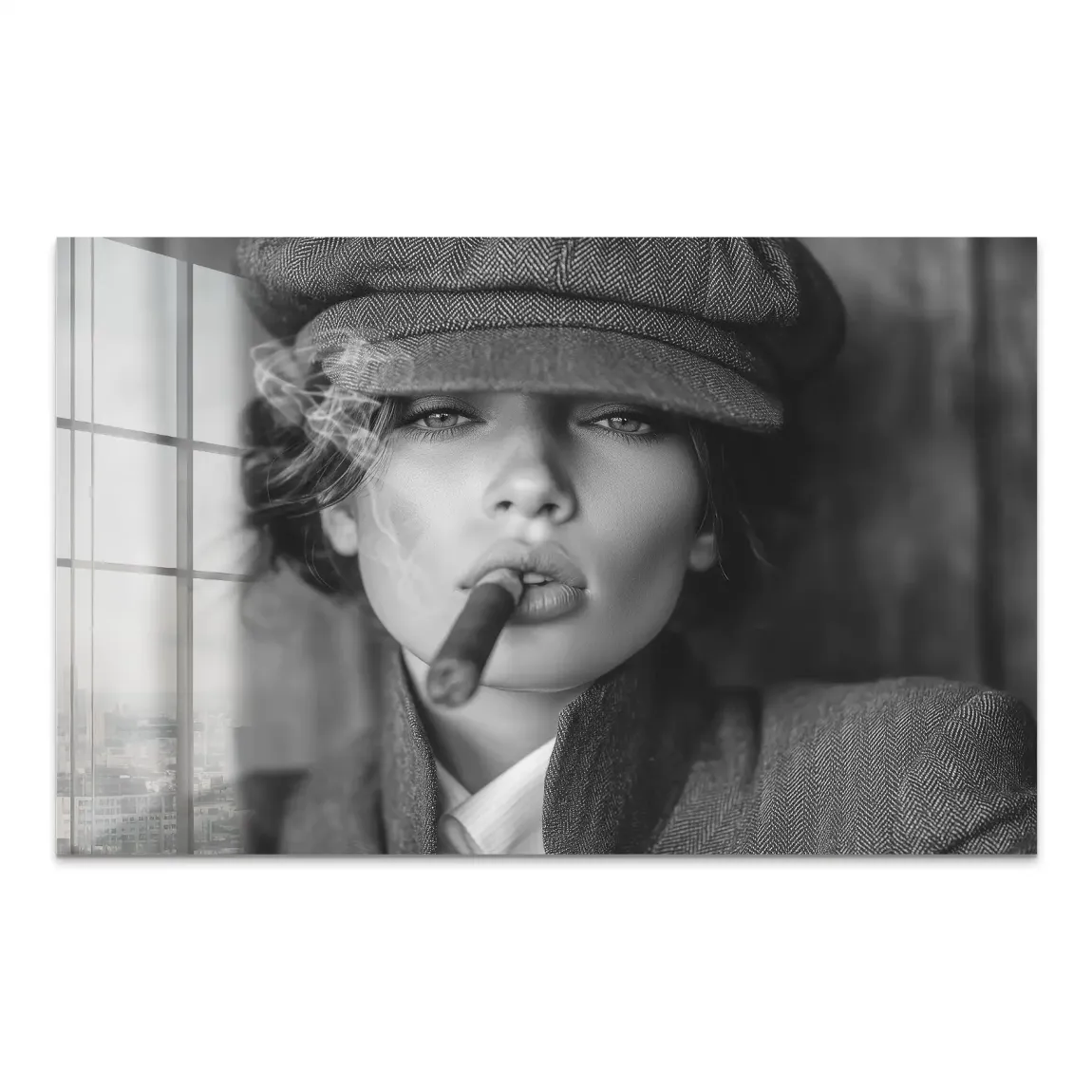 Femme Smoke Acrylglas Bild