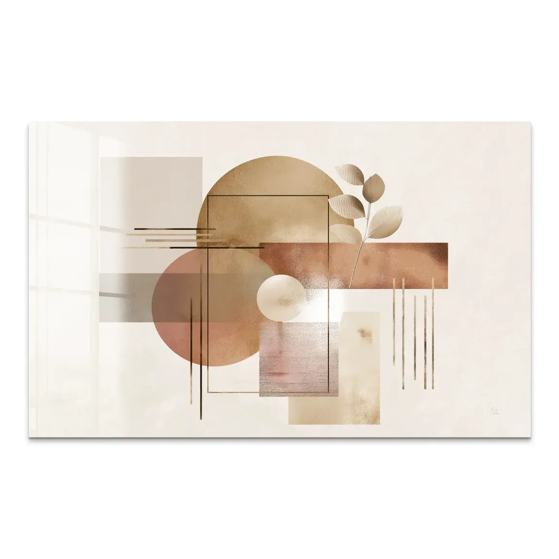 Silent Balance Acrylglas Bild