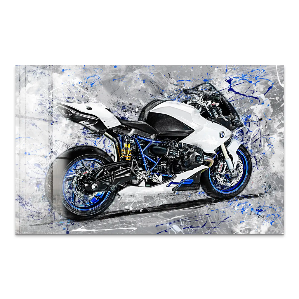 BMW HP2 Abstrakt Art Acrylglas Bild INGALERIE