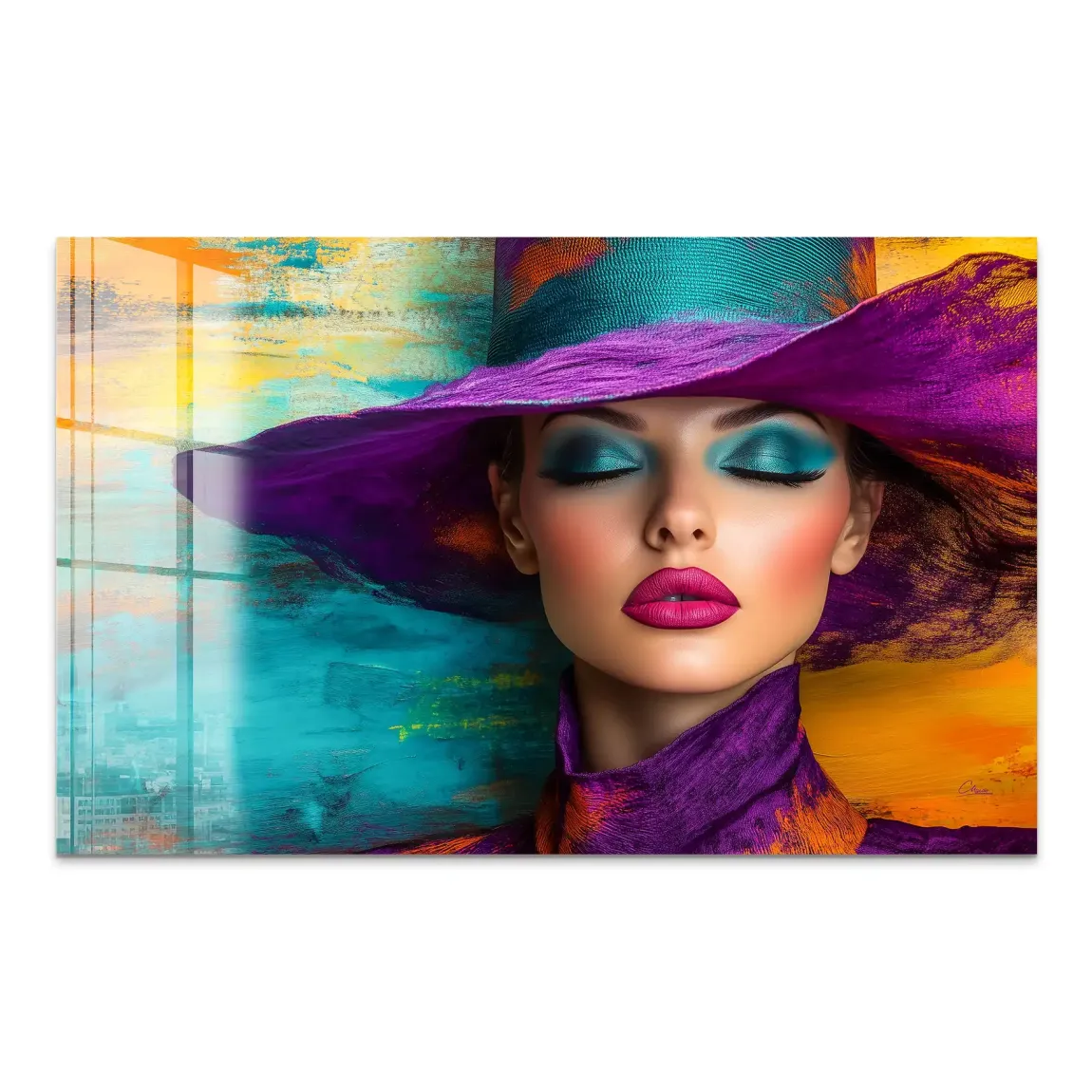 Femme Elegance Acrylglas Bild INGALERIE
