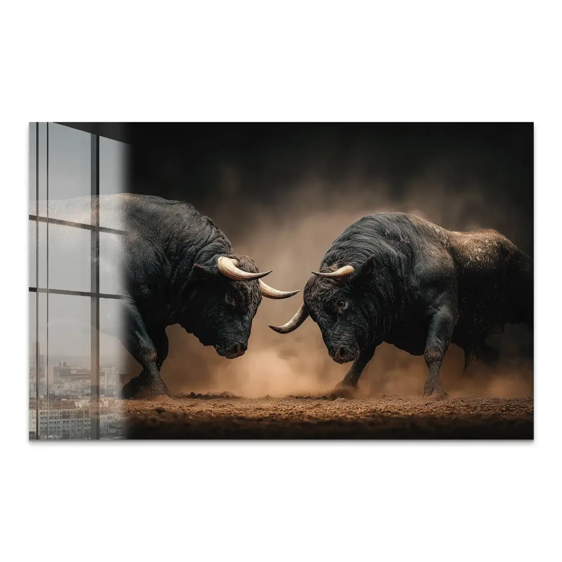 Bulls of Valor Acrylglas Bild