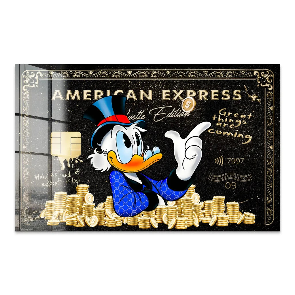Amex Dagobert Business Acrylglas Bild INGALERIE