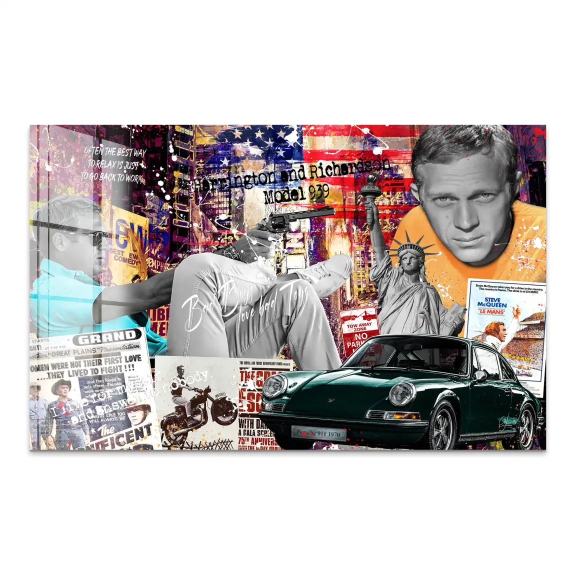 American Legend Steve McQueen Acrylglas Bild