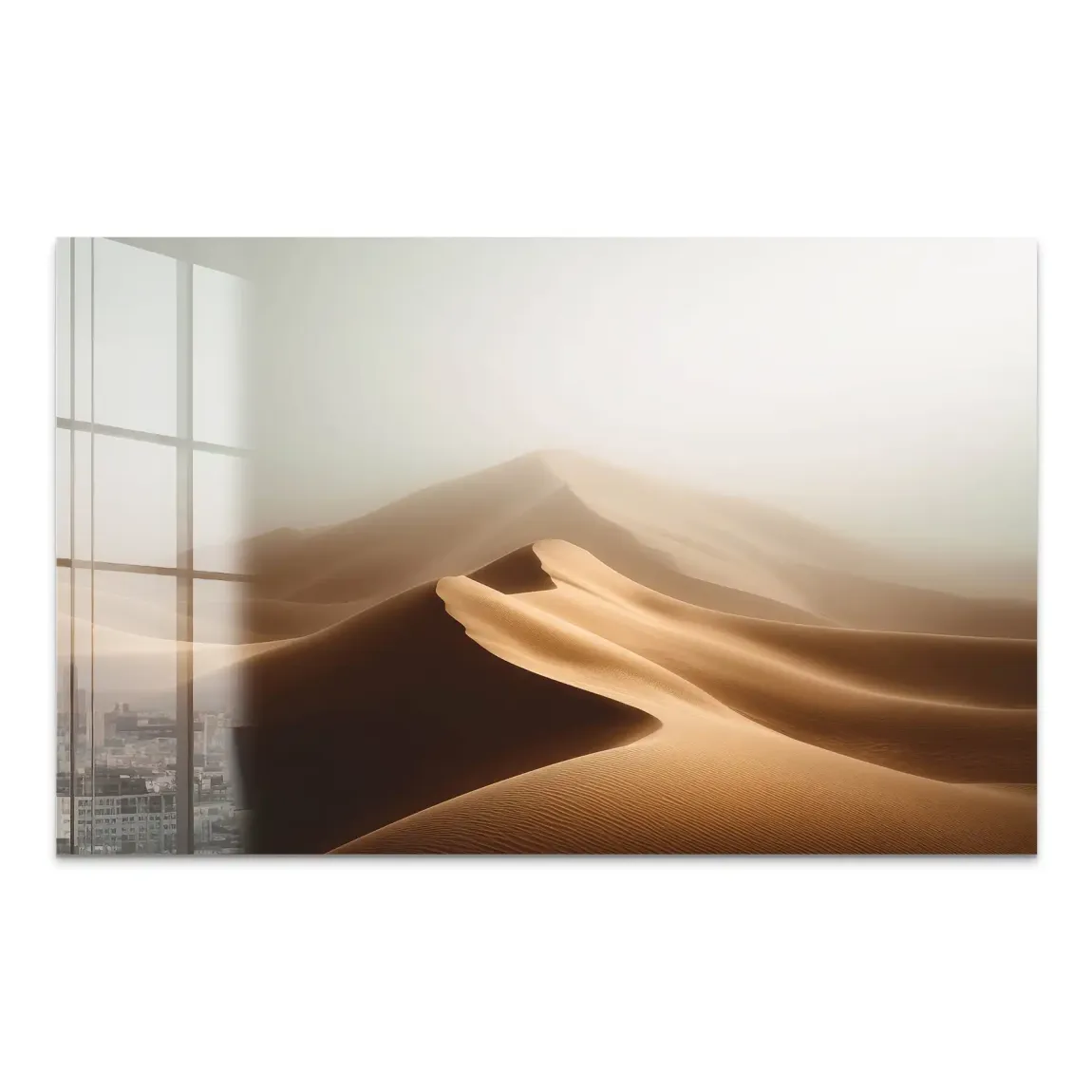 Wüstennebel Acrylglas Bild