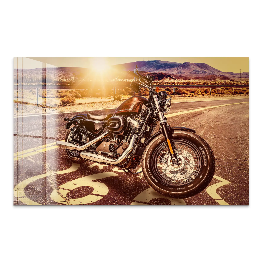 Harley Road Heritage auf Acrylglas INGALERIE