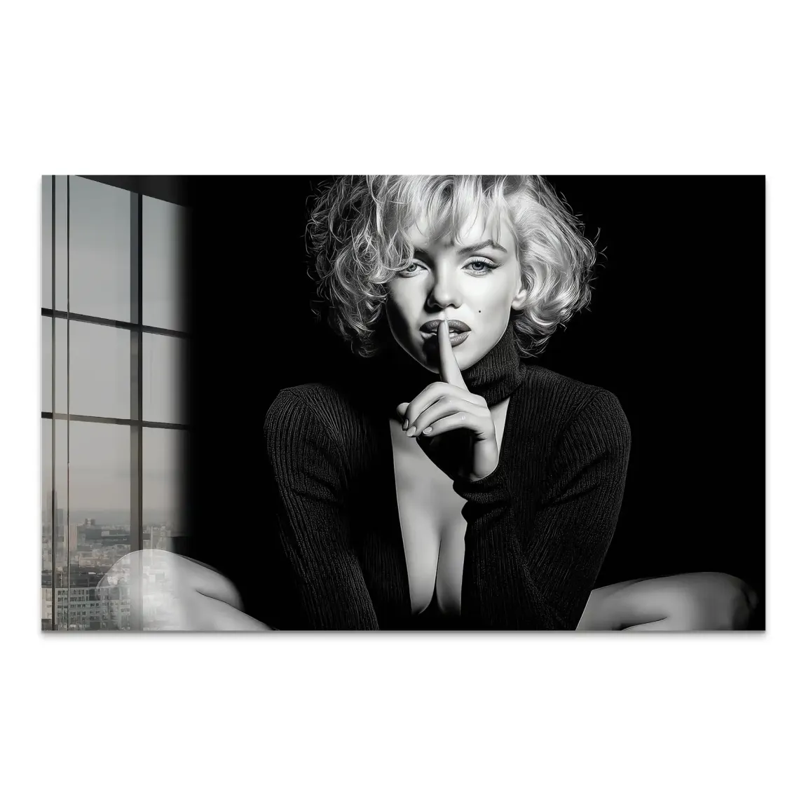 Marilyn Monroe Silent Acrylglas Bild INGALERIE
