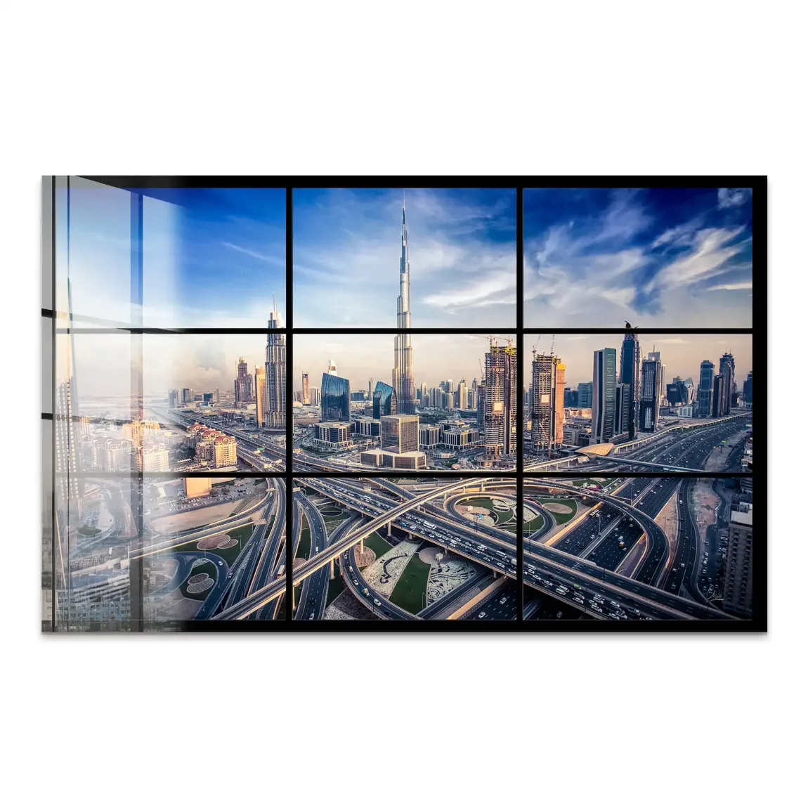 Skyline Dreams Dubai Acrylglas Bild