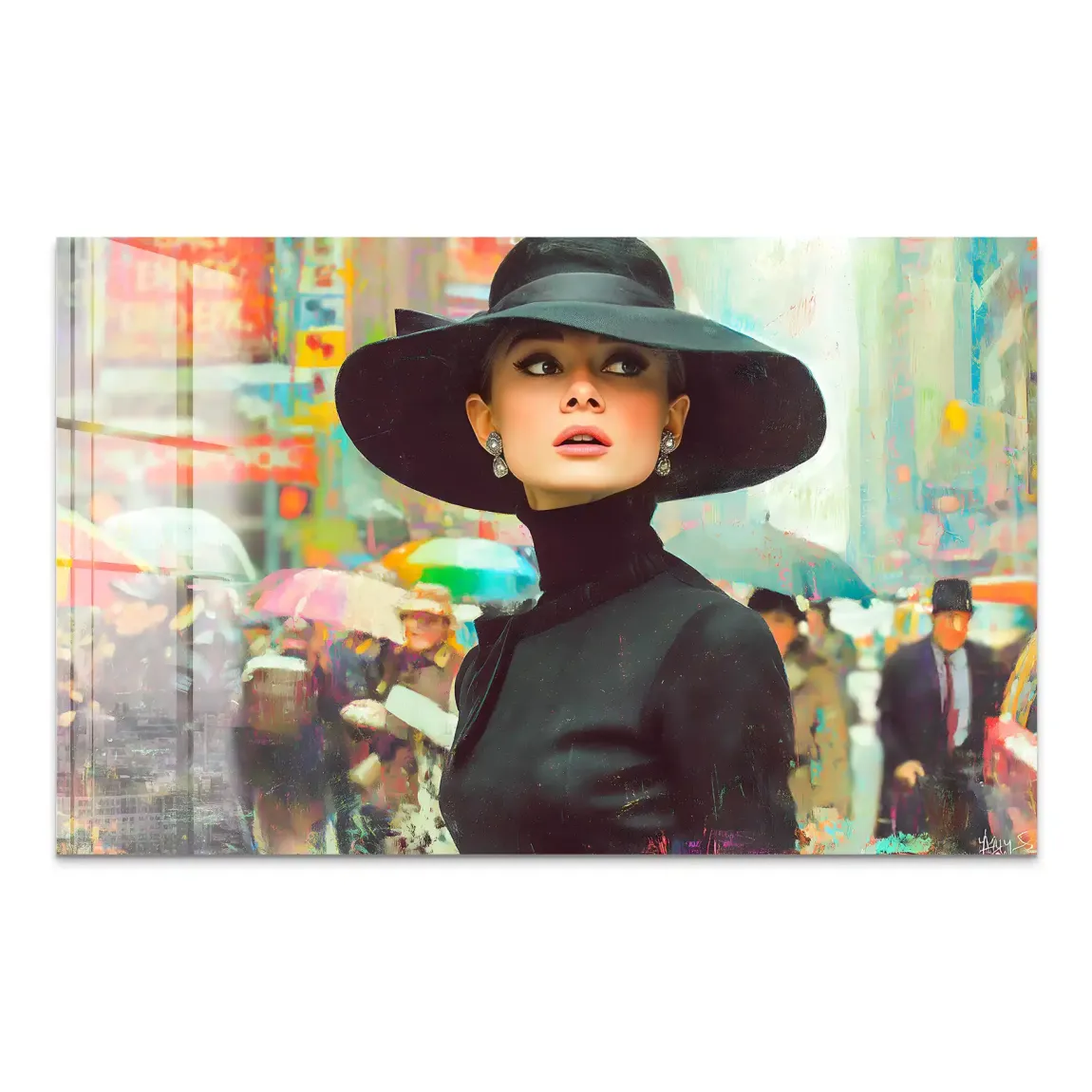 Audrey in New York Nr.2 Acrylglas Bild INGALERIE