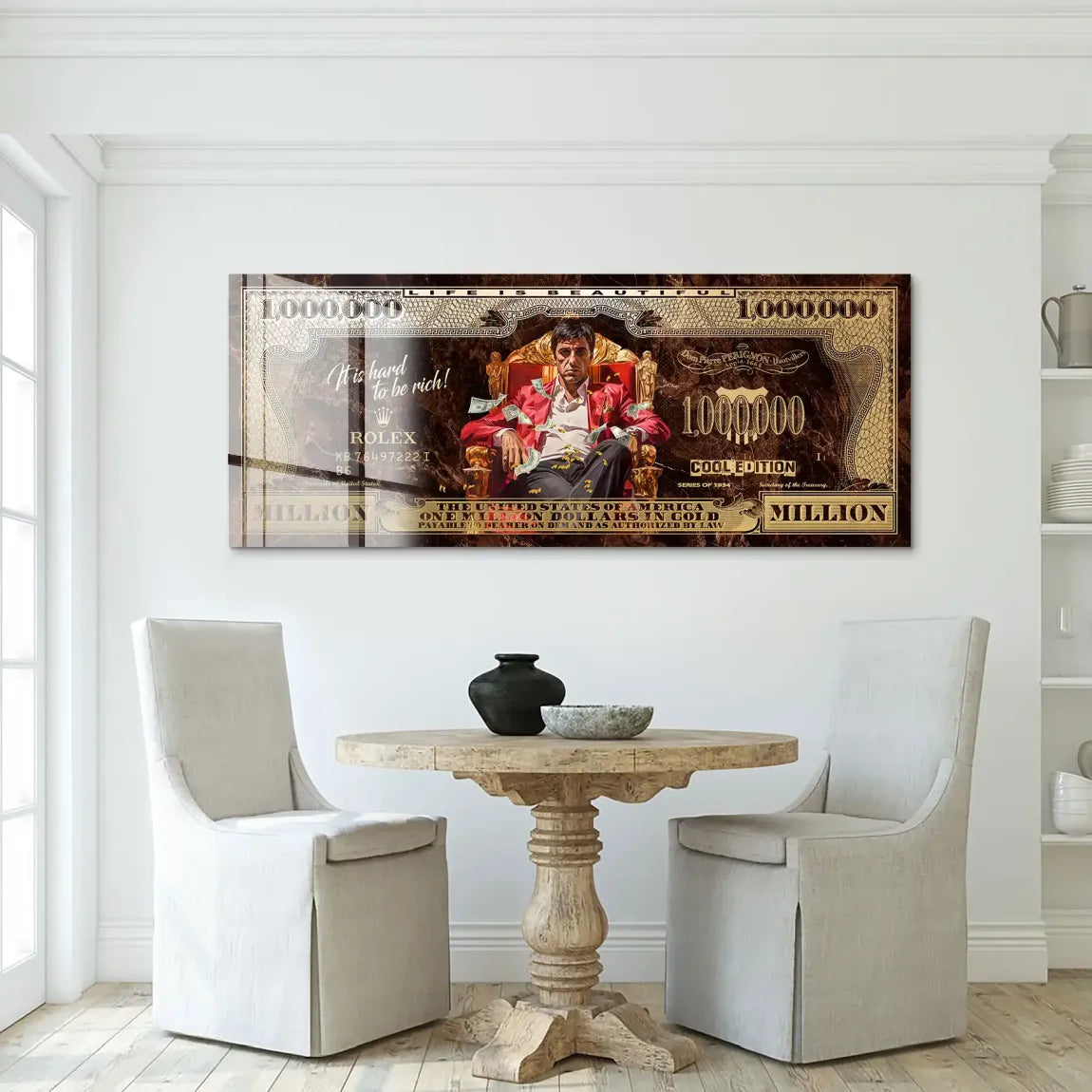 Scarface Million Legacy Dollar Acrylglas Bild