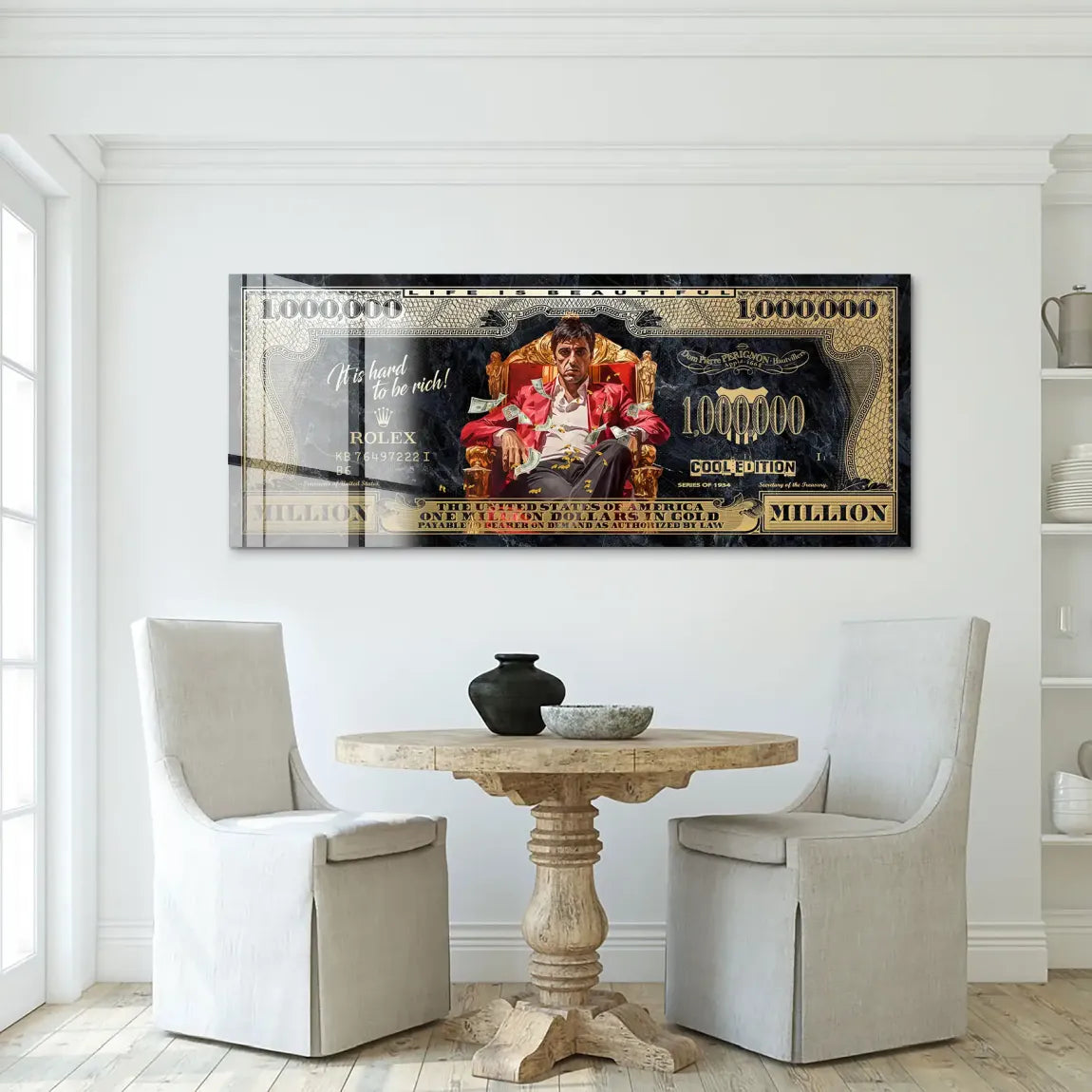 Scarface Million Dollar Acrylglas Bild