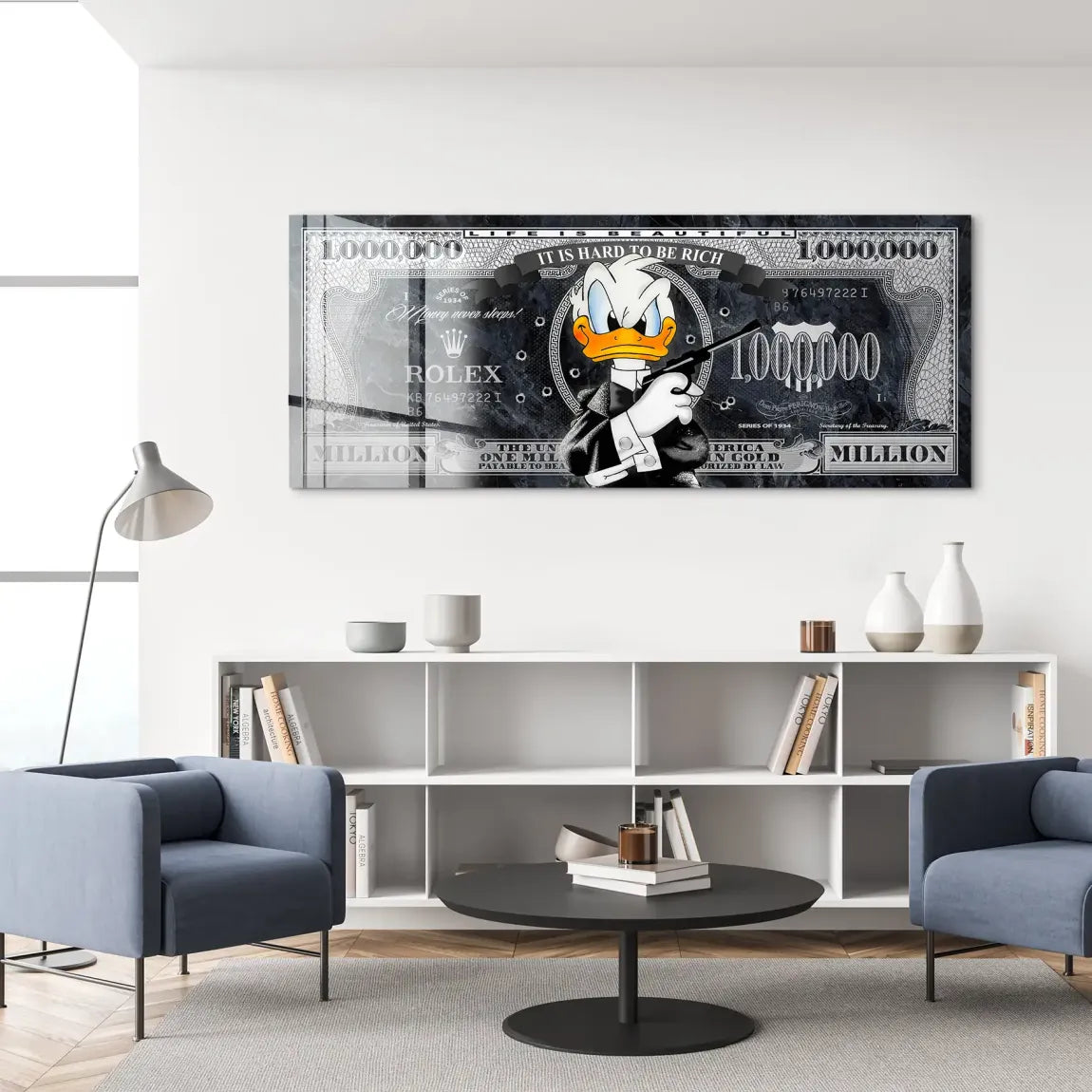 Donald Duck Bond Game Pop Art Acrylglas Bild INGALERIE