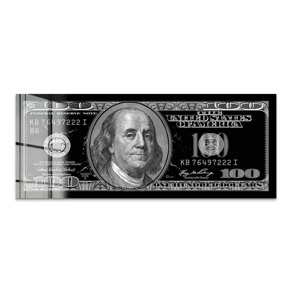 100 Dollar Acrylglas Bild INGALERIE