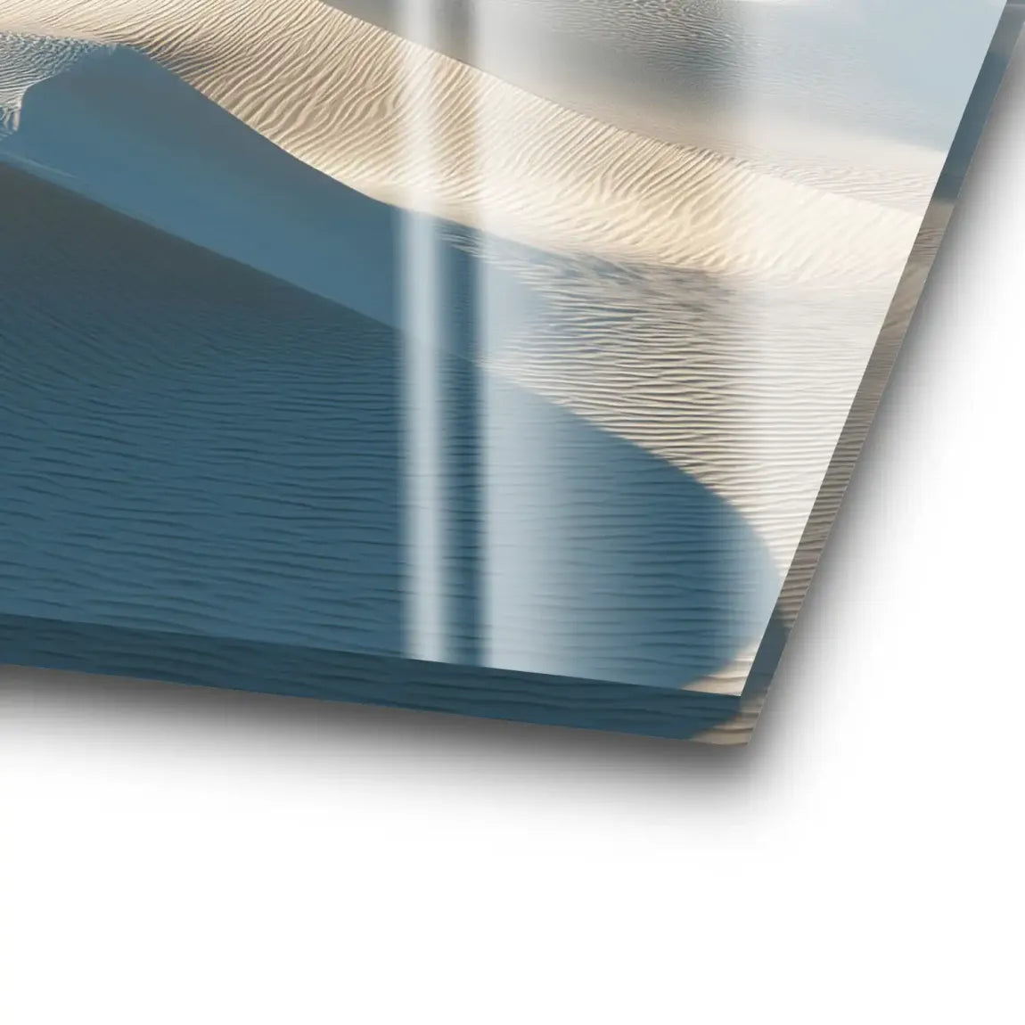 White Desert Acrylglas Bild