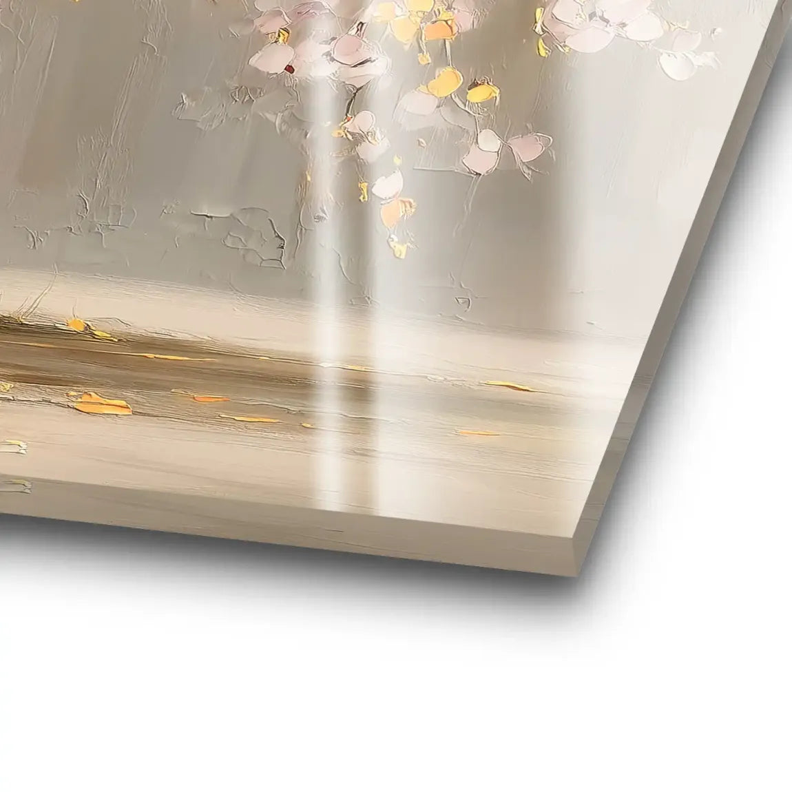 Gold Leaf Tree Art Acrylglas Bild