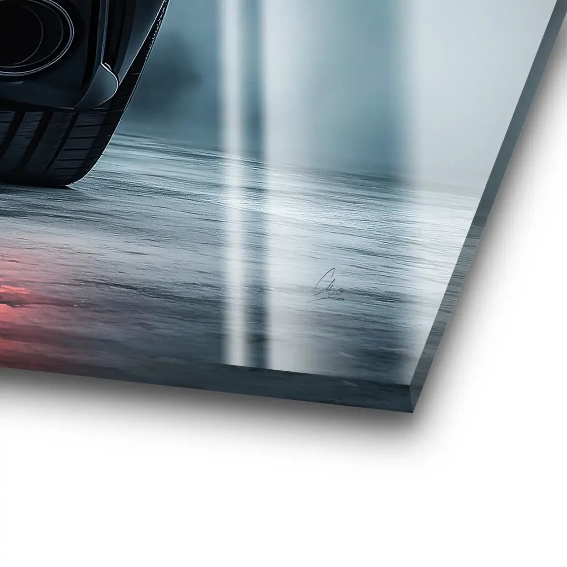 Audi R8 Dark Side Acrylglas Bild