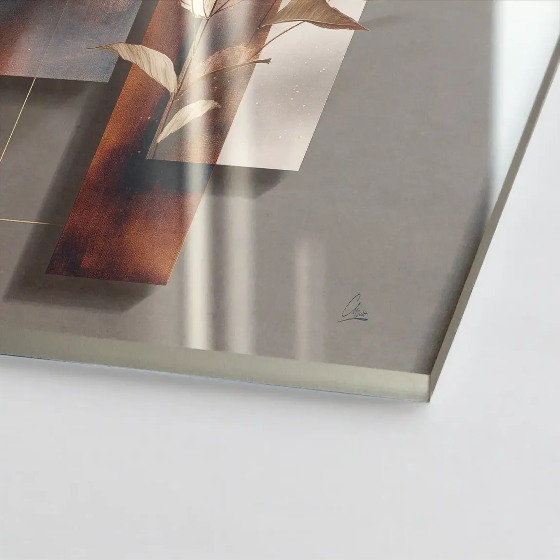 Celestial Bloom Harmony Acrylglasbild