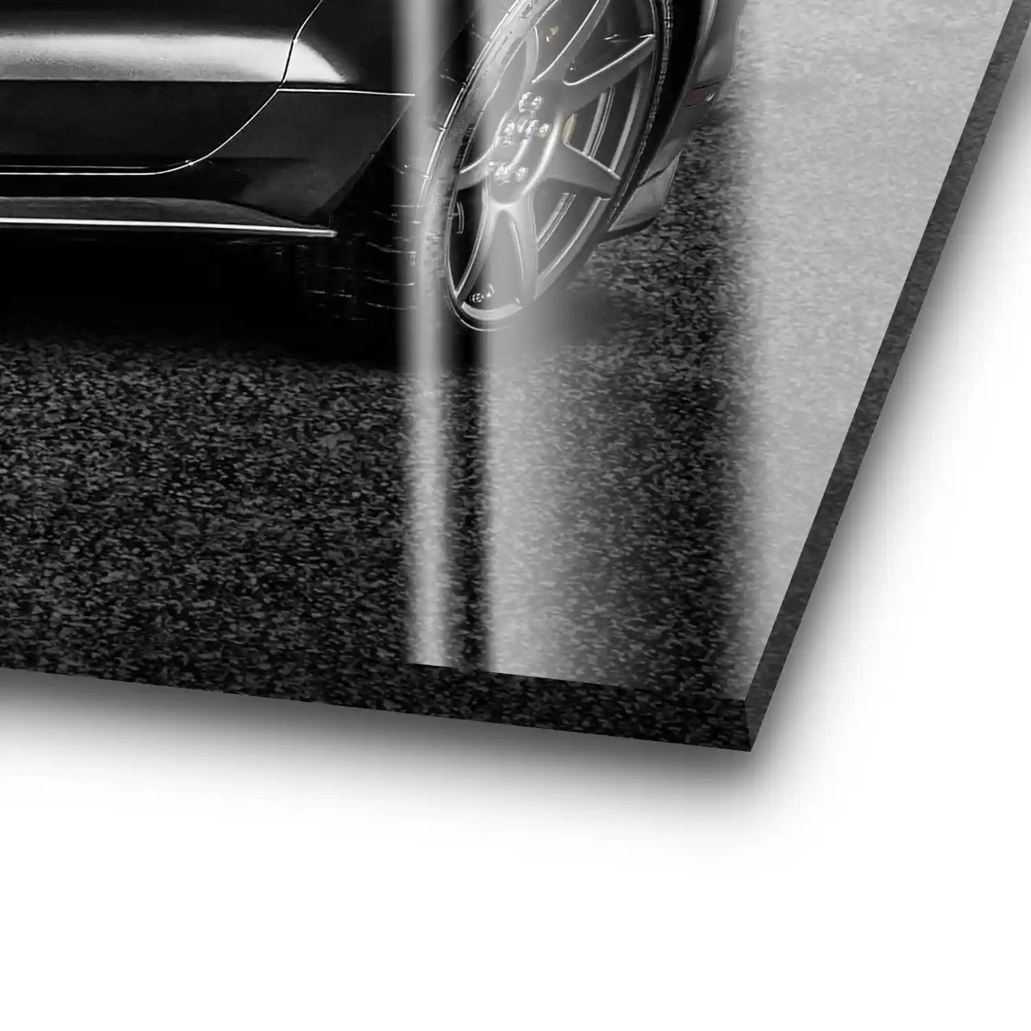 Ford Mustang Black City Acrylglas Bild INGALERIE