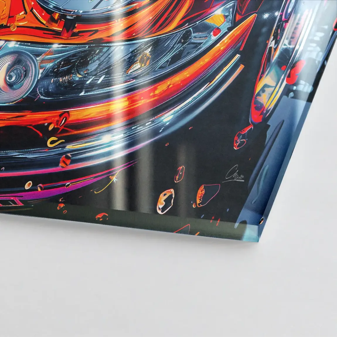 Vivid Motion 911 Porsche Acrylglasbild