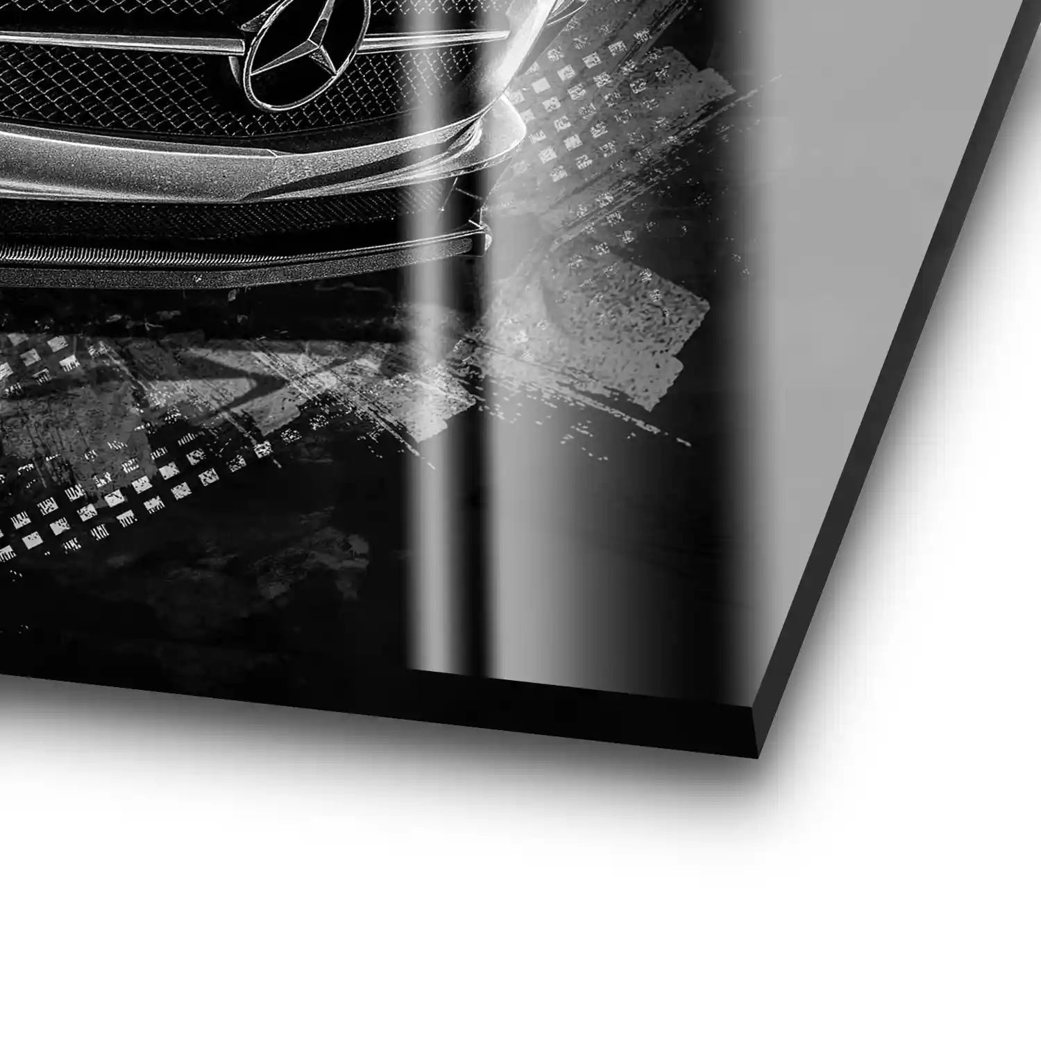 Mercedes SLS City Style Acrylglas Bild INGALERIE