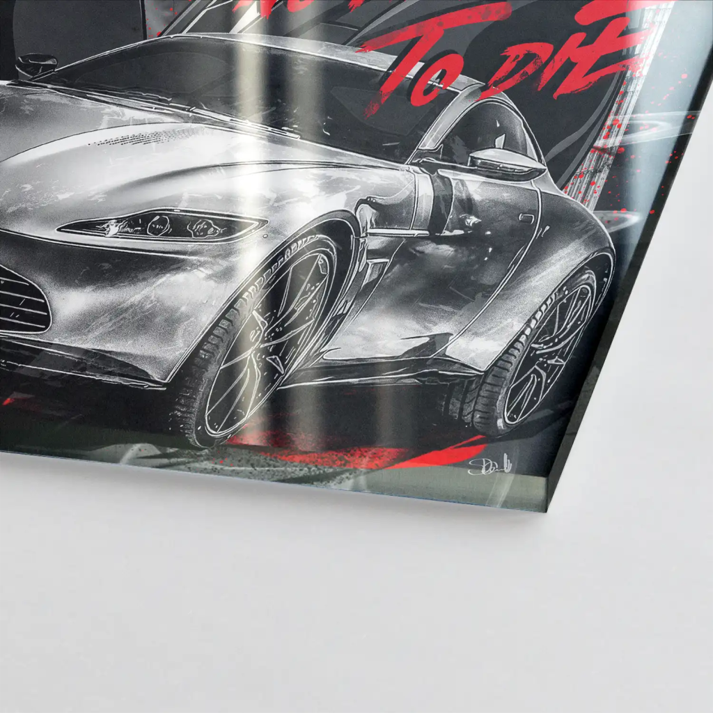 Homer No Time To Die Acrylglas Bild INGALERIE