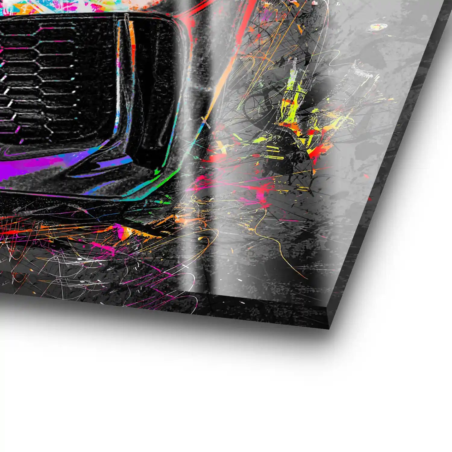 BMW M4 Pop Art Style Acrylglas Bild INGALERIE