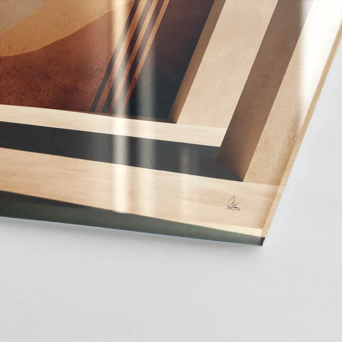 Sonnenbogen Architektur Acrylglasbild