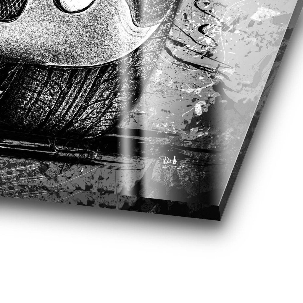AC Cobra Abstrakt Black Acrylglas Bild INGALERIE