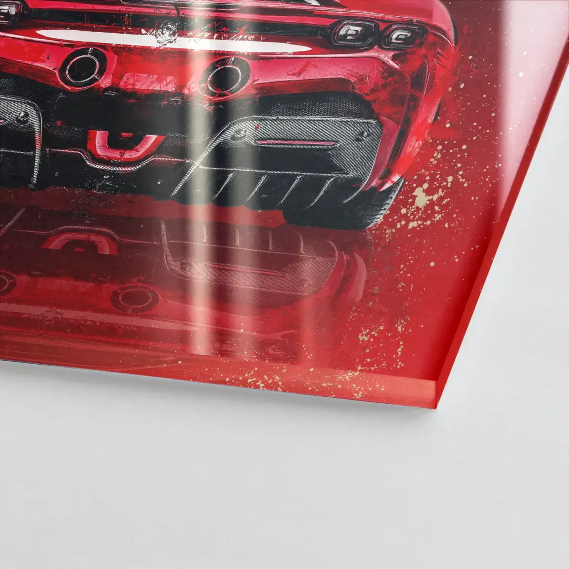 Ferrari Red Art Acrylglasbild