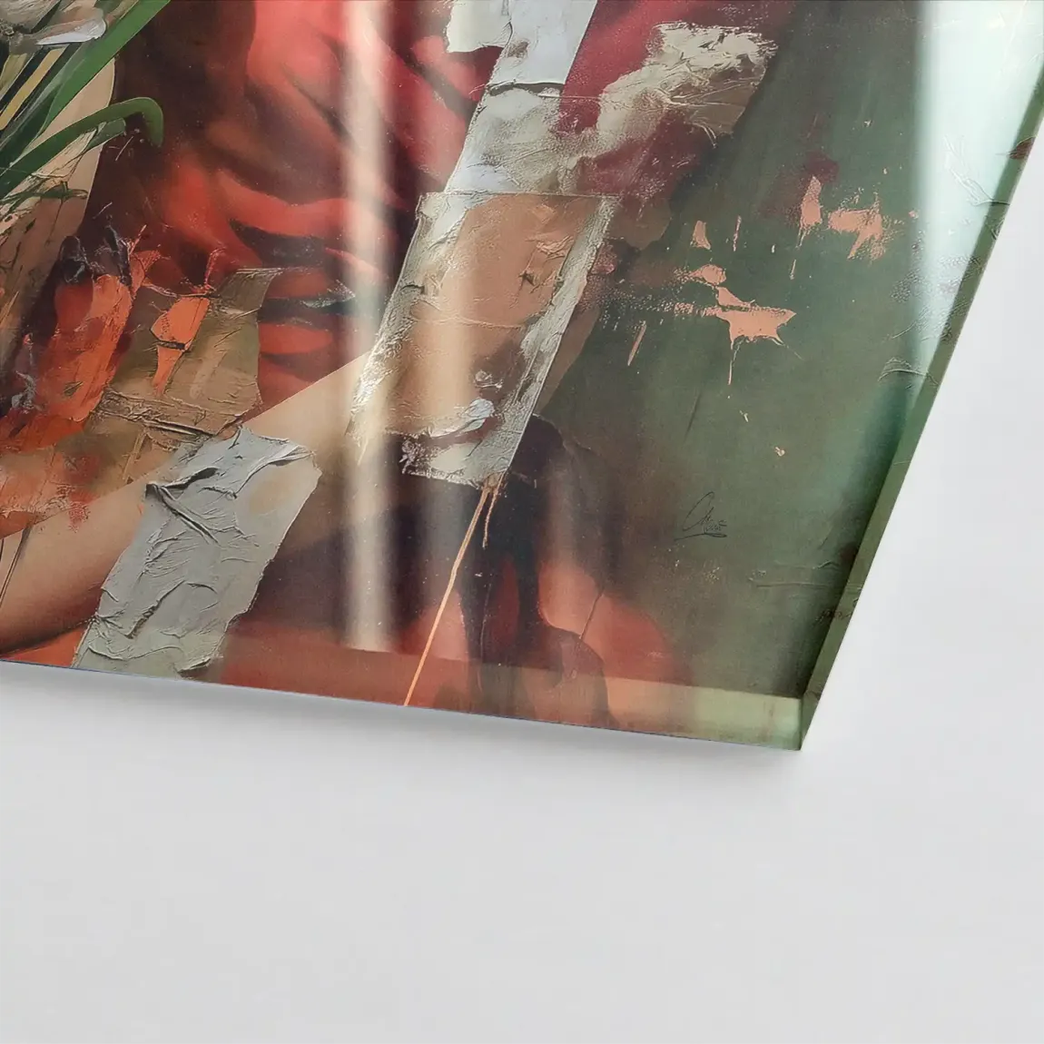 Silent Orchid Beauty Acrylglasbild