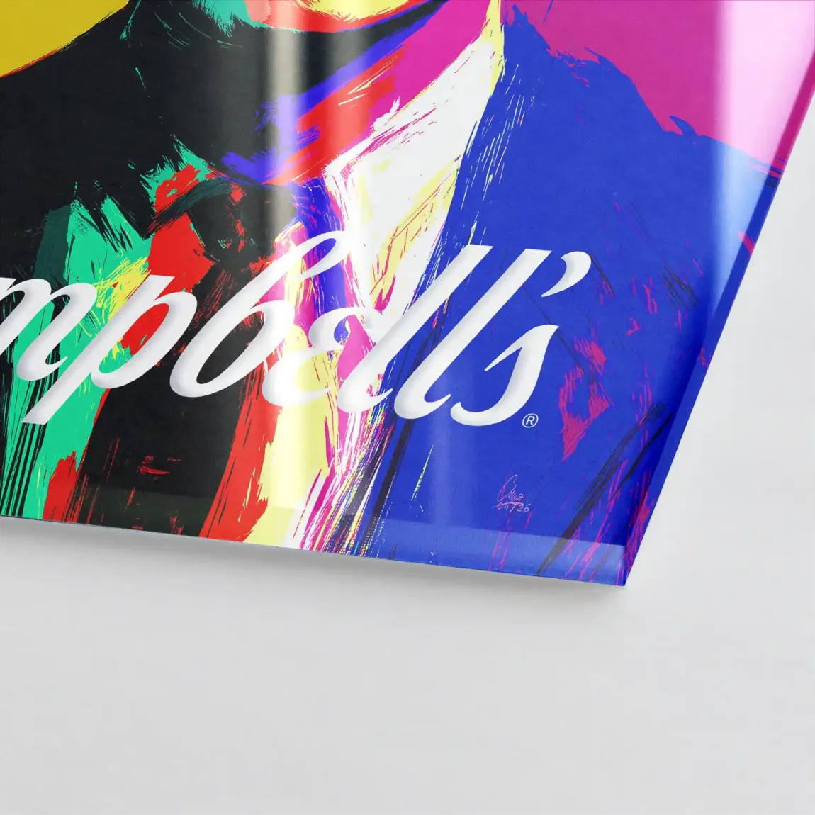 Campbell Popart Acrylglasbild