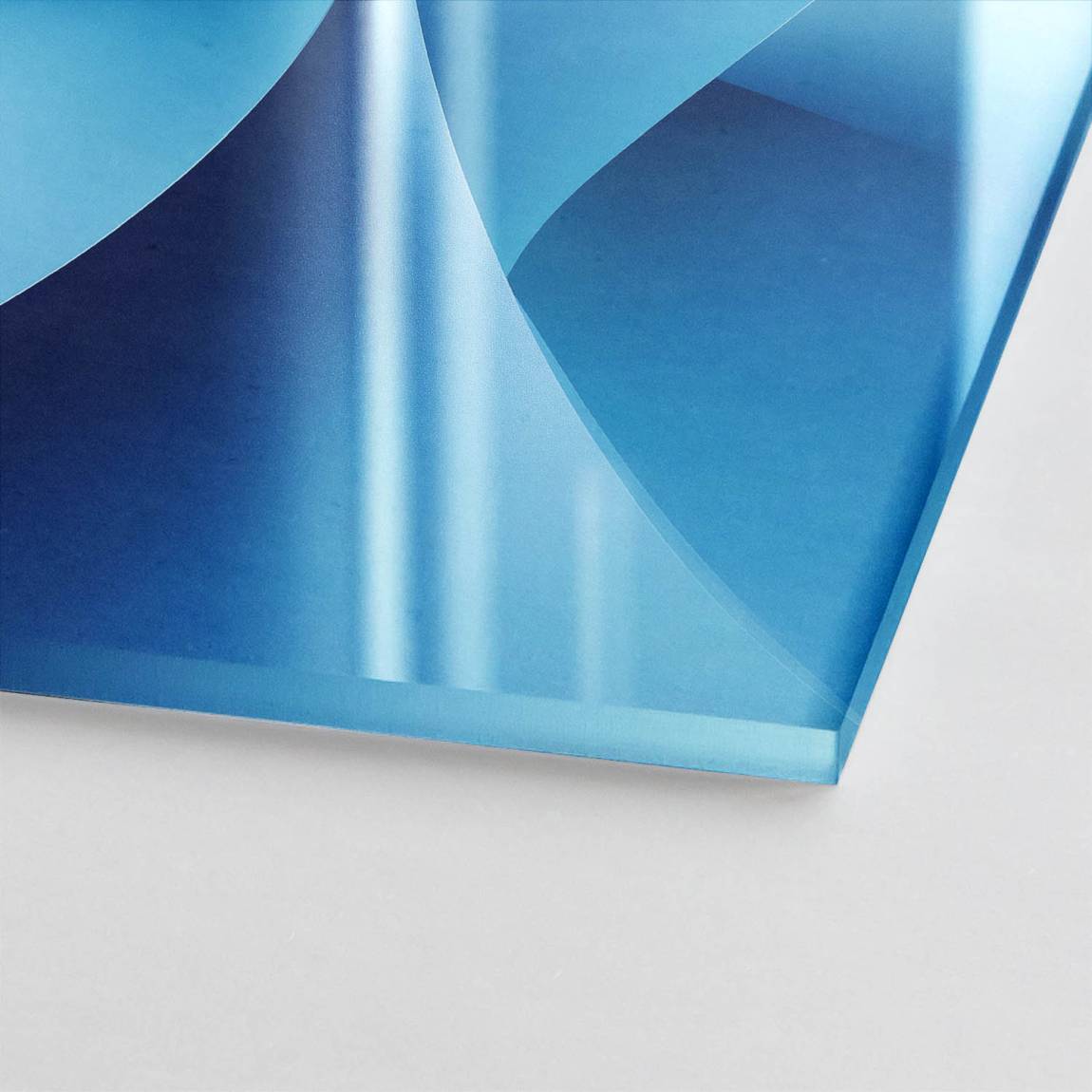 Blaue Welle Acrylglasbild