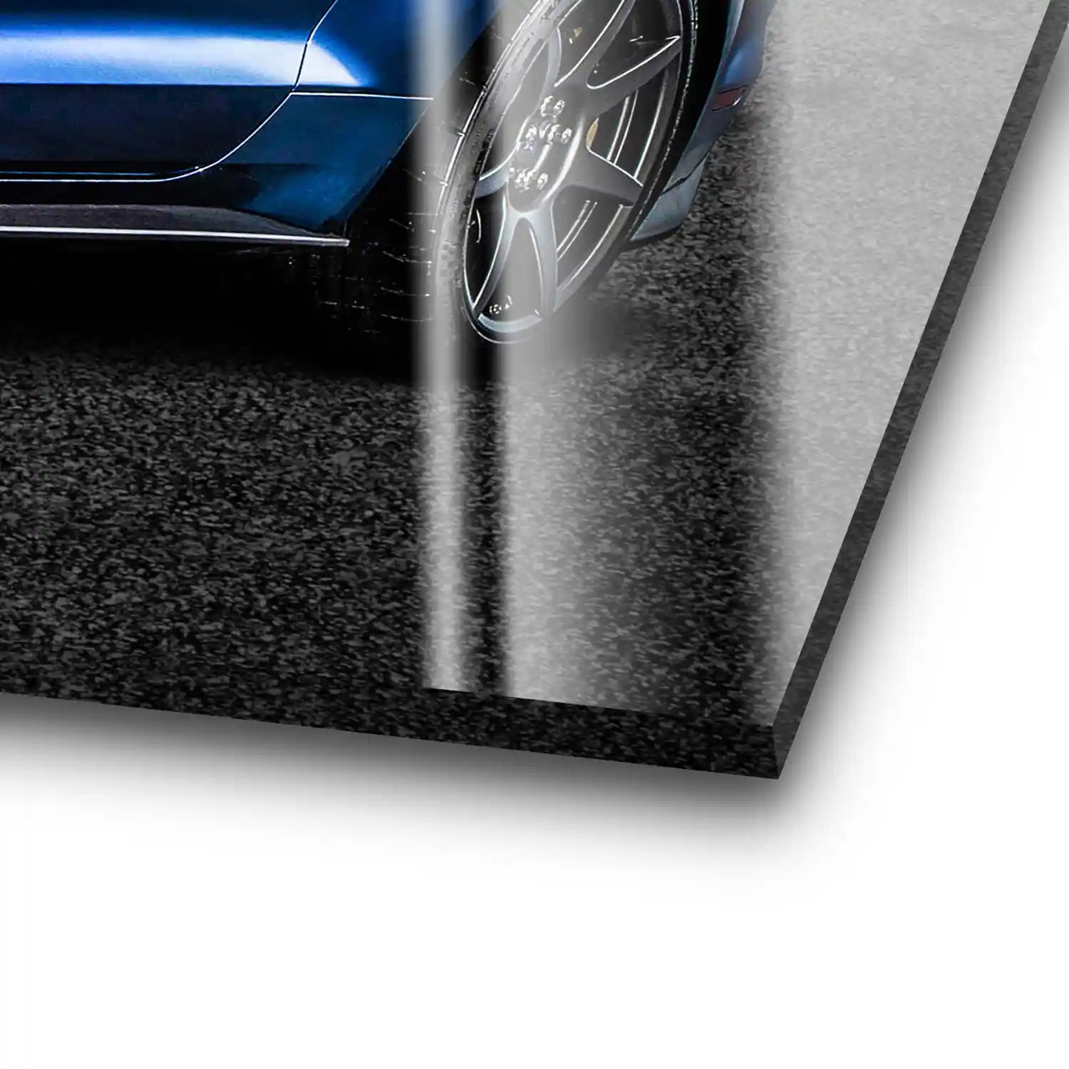 Ford Mustang Blue City Acrylglas Bild INGALERIE