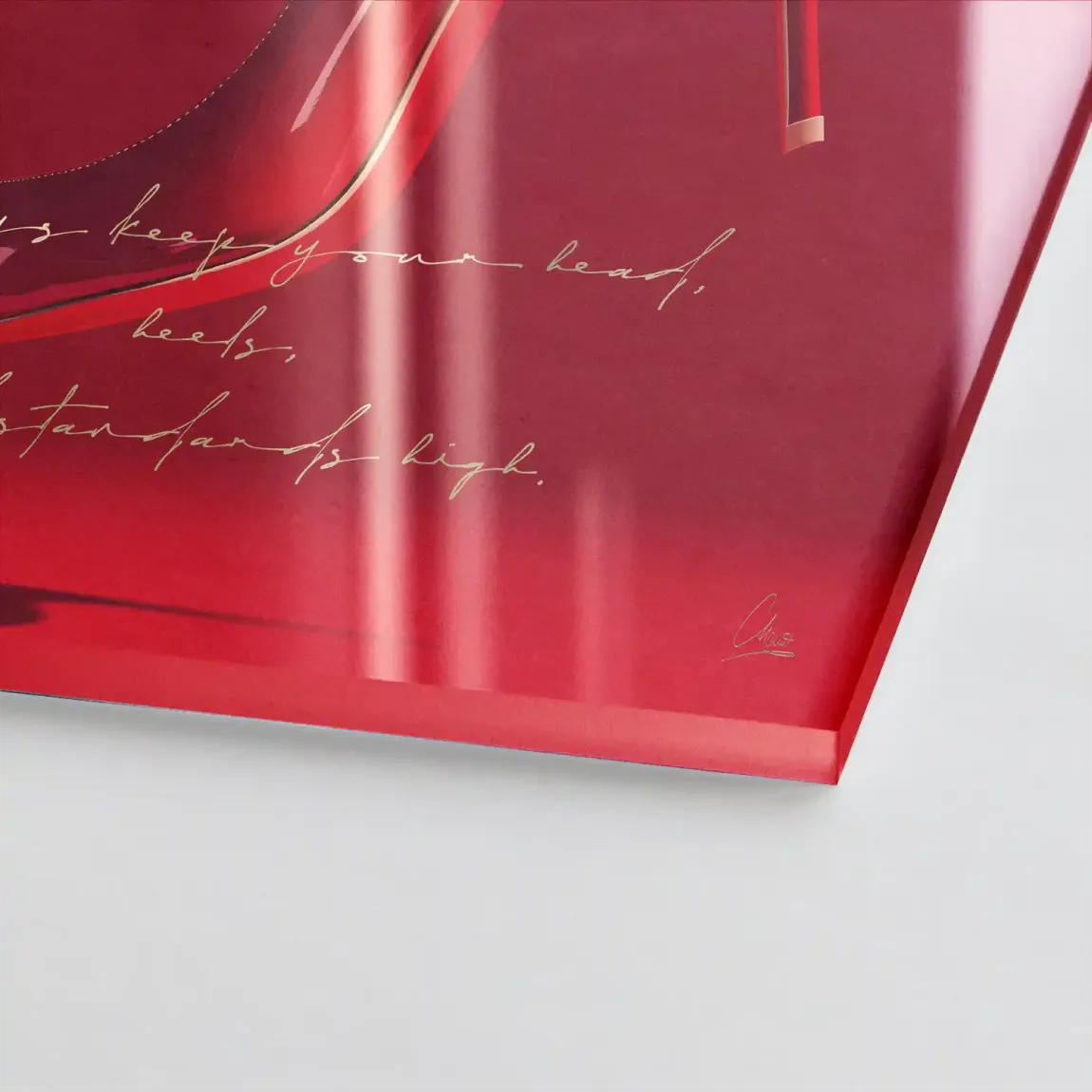 Coco Heels Acrylglasbild