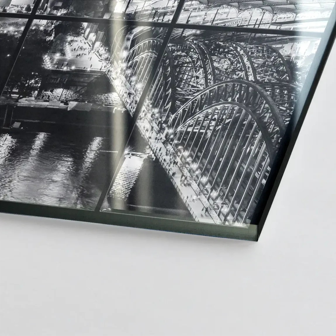 Köln Night Vision Acrylglasbild