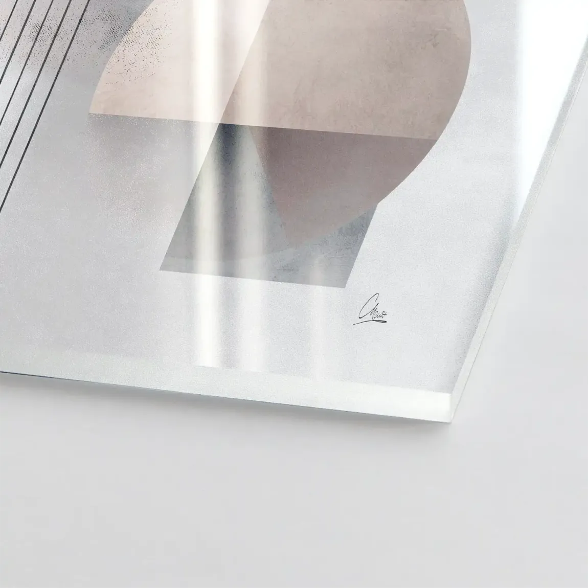 Soft Circles Acrylglasbild