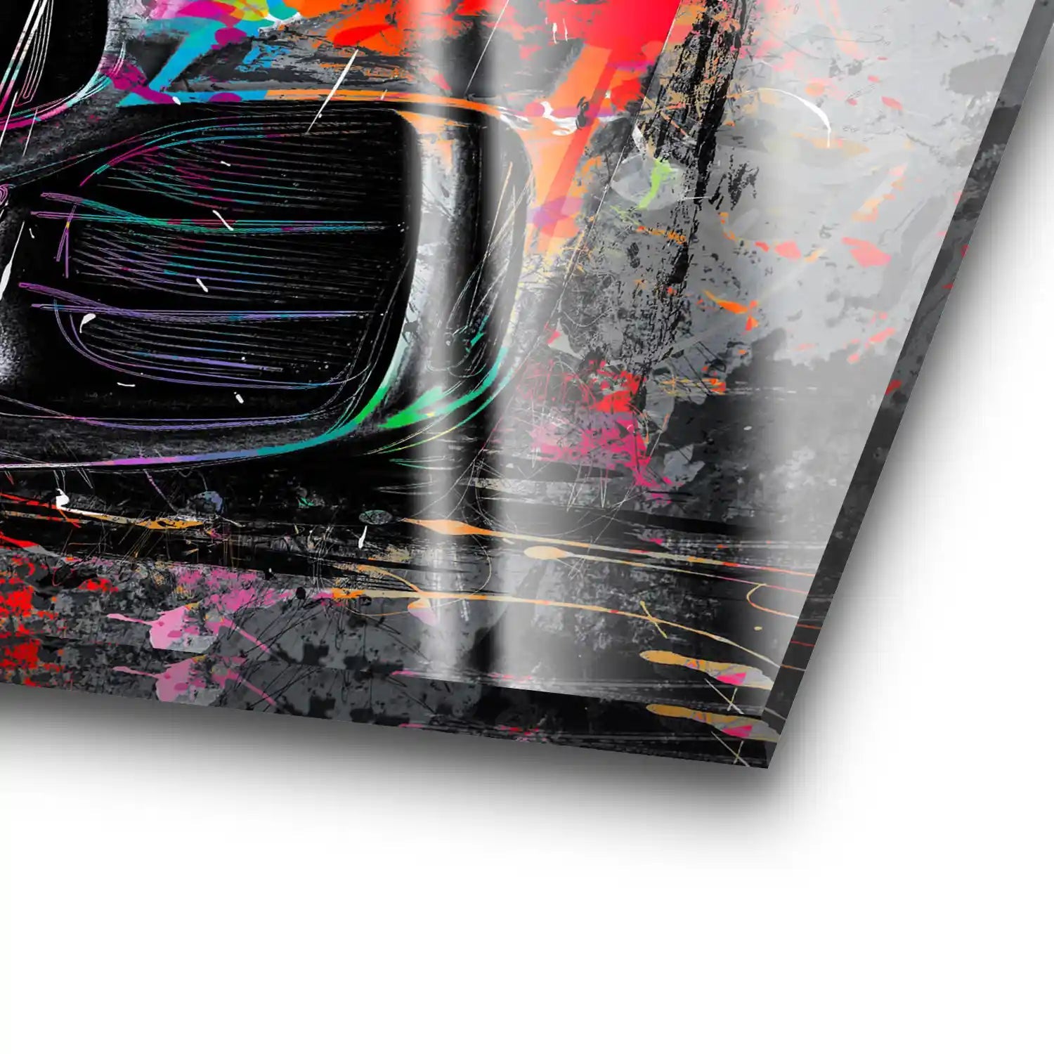 Mercedes AMG GT Pop Art Style Acrylglas Bild INGALERIE