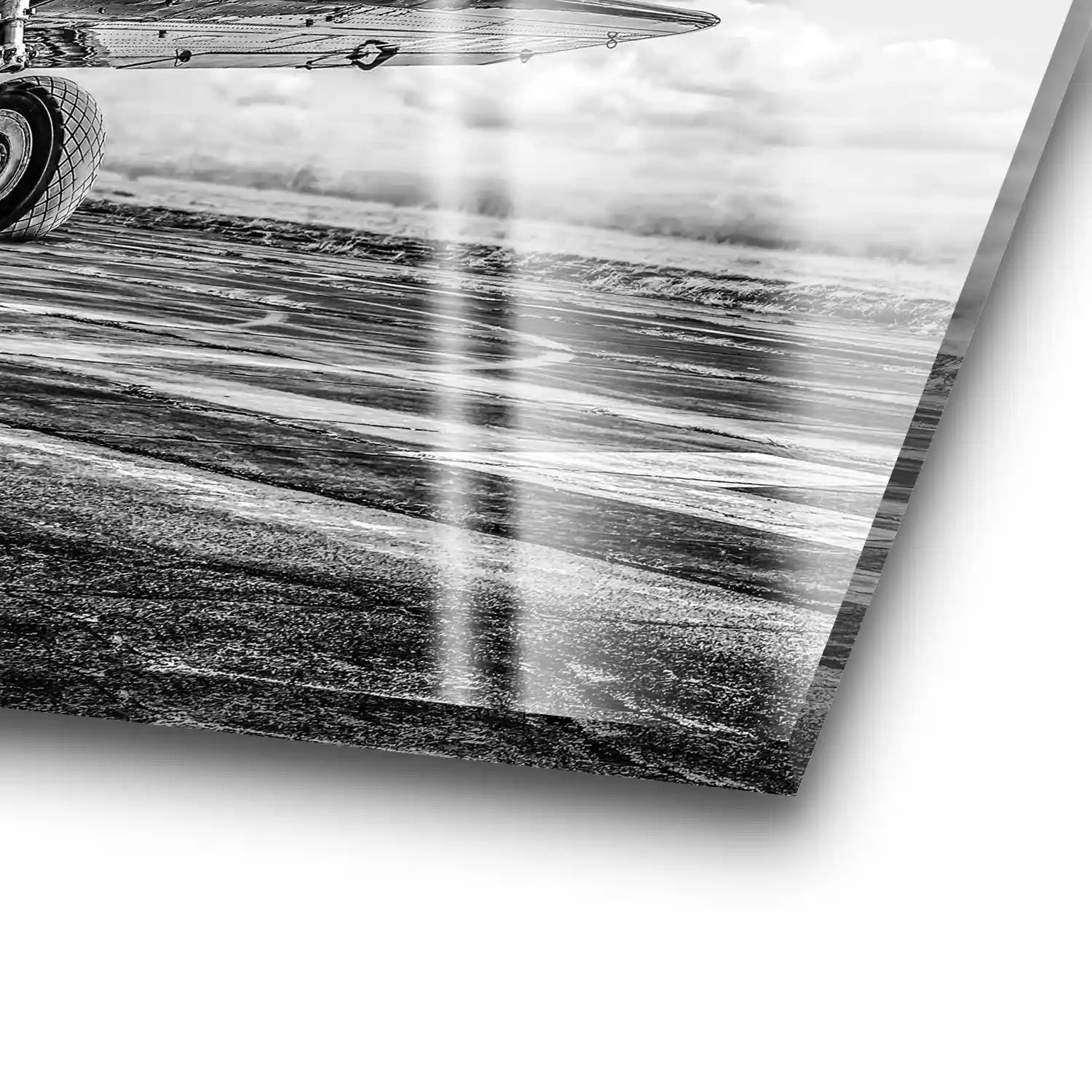 Retro Propeller Flugzeug Acrylglas Bild INGALERIE
