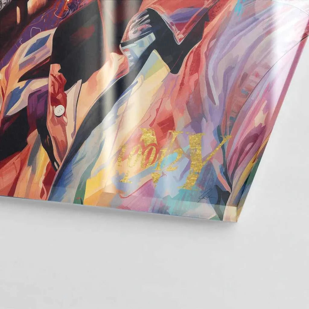 Bowie Abstrakt Style Acrylglas Bild INGALERIE