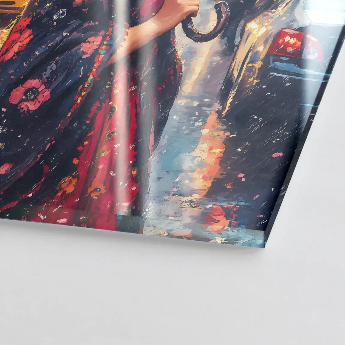 Frida im Abendregen Acrylglasbild INGALERIE