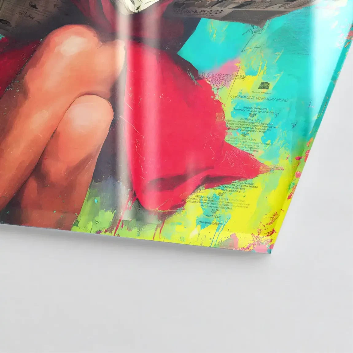 Audrey Heburn News Pop Art Acrylglas Bild INGALERIE