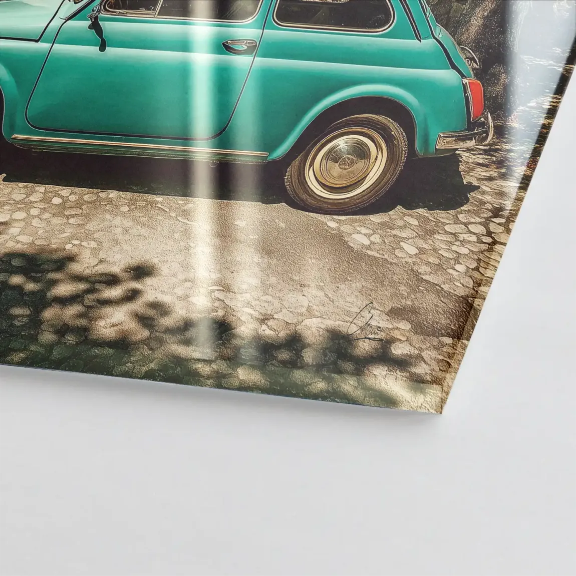 Toskana Fiat Charm Acrylglasbild