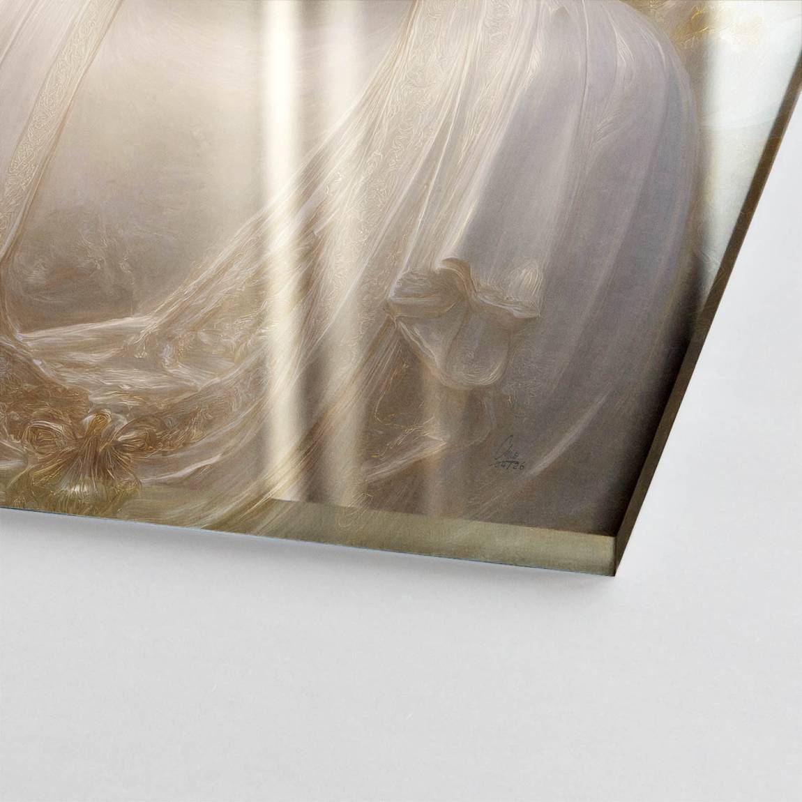 Goldener Buddha Acrylglasbild