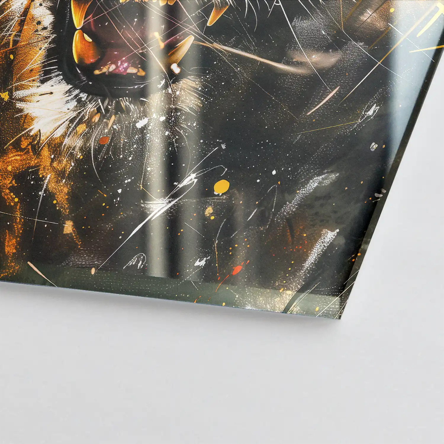 Tiger Abstrakt Acrylglas Bild INGALERIE