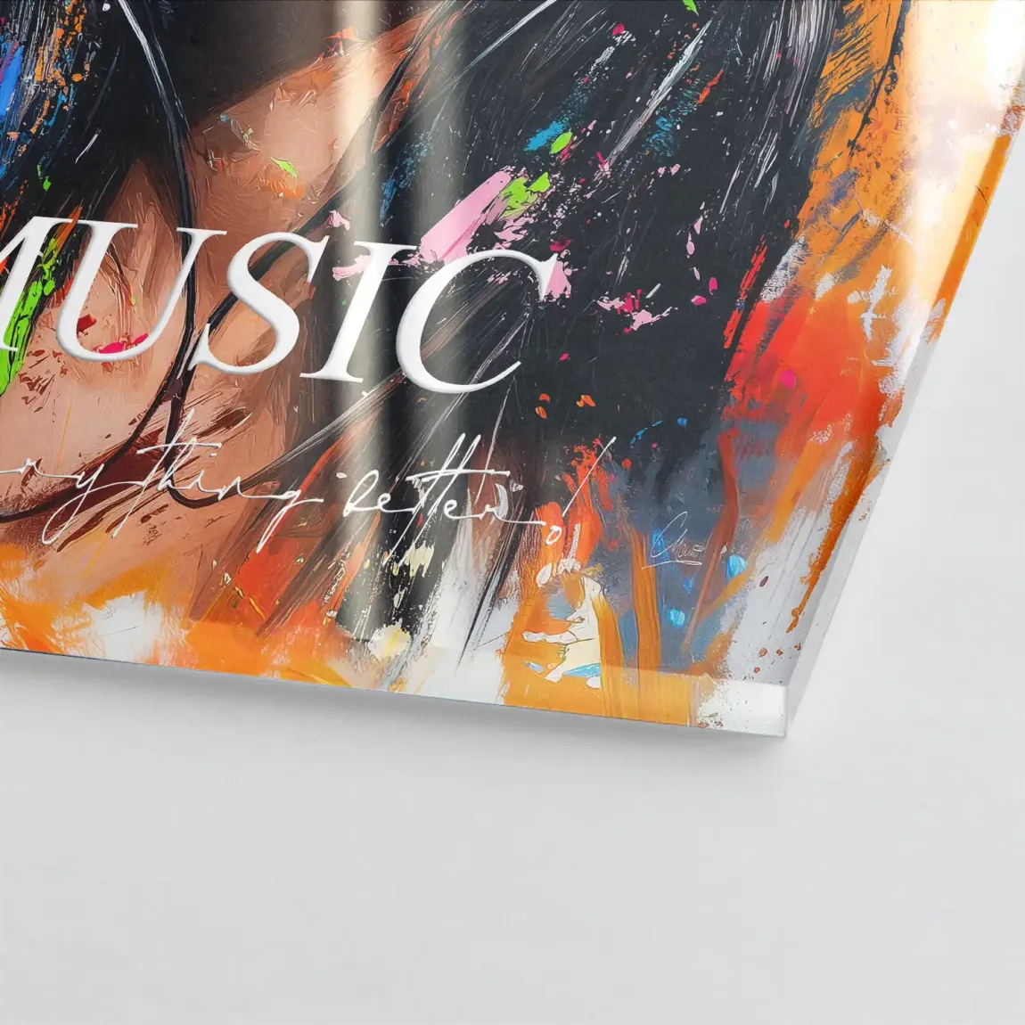 Music Soul Acrylglasbild